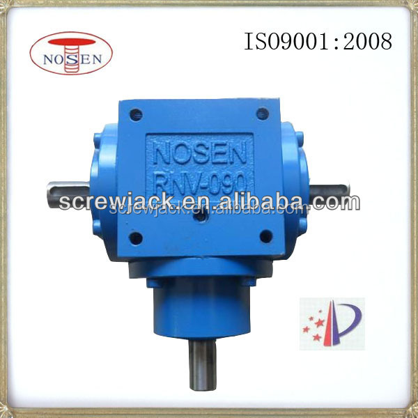 3: 1 ratio gearbox 90 degree gearbox motorized drive bevel gearbox