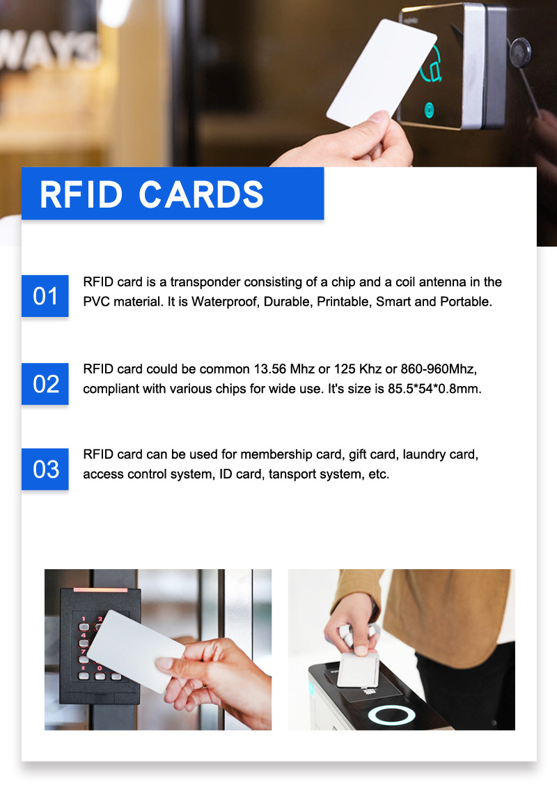 Small and exquisite EM4100 TK4100 RFID Cards Smart 125KHz Card ...