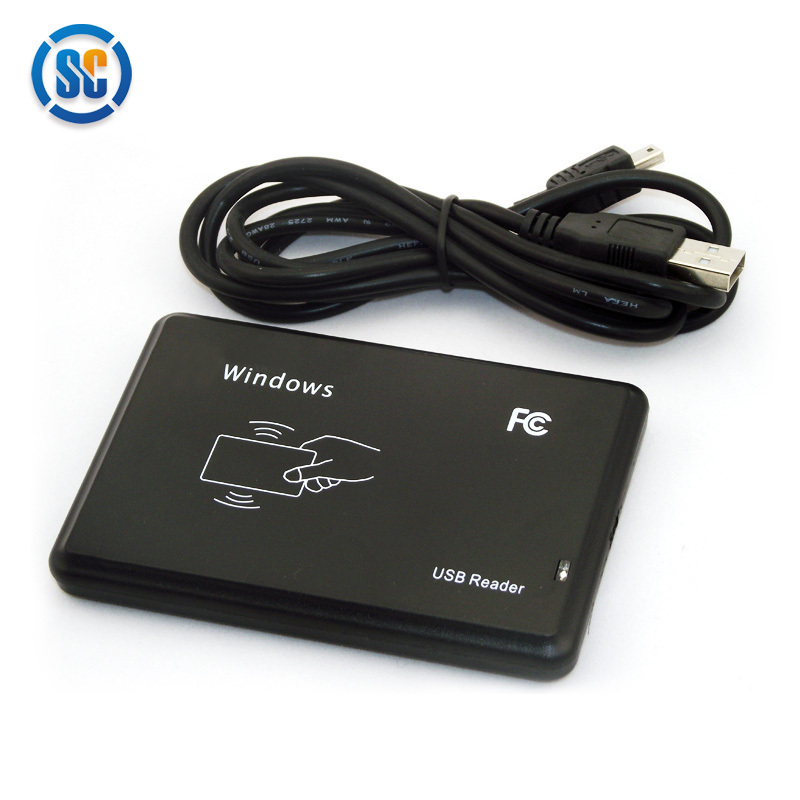 Factory Price Wholesale USB Interface RFID Card Reader Card Issuing Equipment Dual Frequency 125khz and 13.56mhz Plastic SC