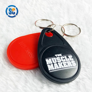 Factory Price ABS Rfid Key Fob for Access Control System Door Entry Hotel apartment lock card