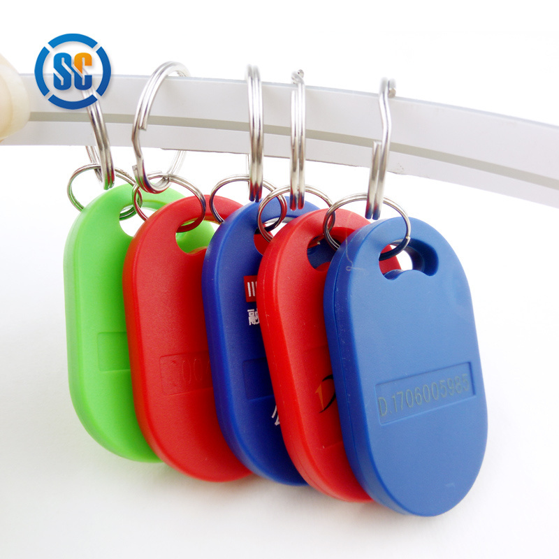 Factory Direct Supply  colorful 125khz  rfid  smart key fob  Door Entry Access Control card rfid key fob