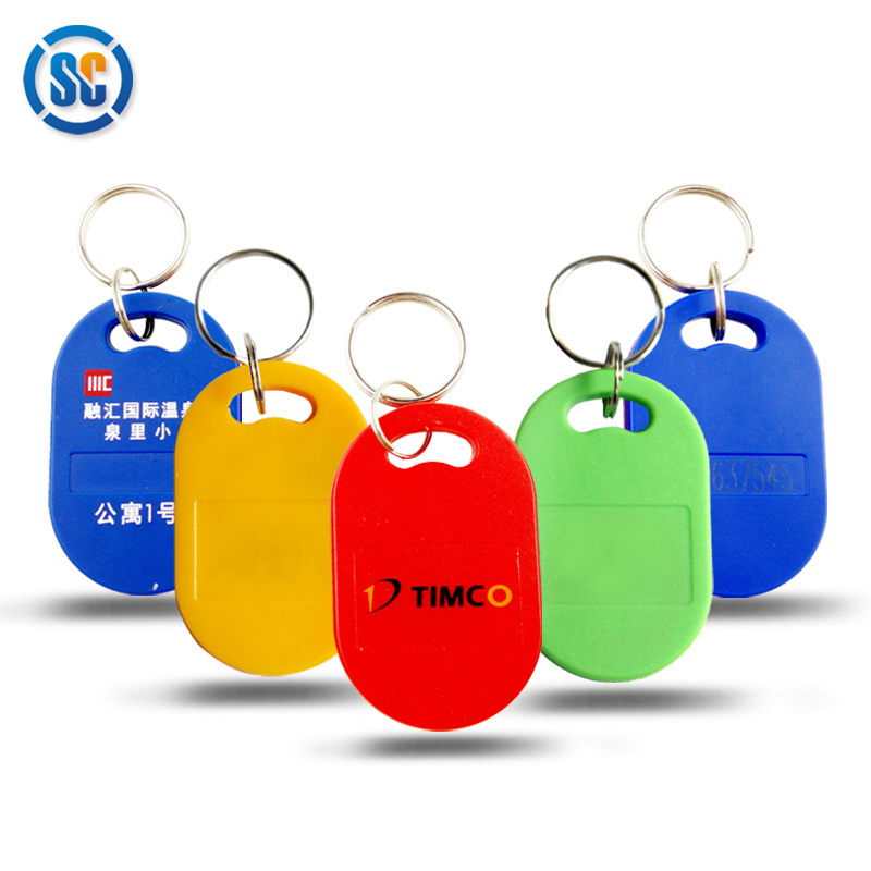 Factory Direct Supply  colorful 125khz  rfid  smart key fob  Door Entry Access Control card rfid key fob