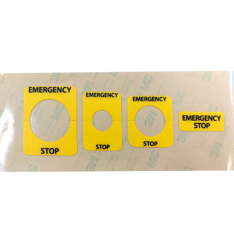 Highest Quality Graphic Overlay Suitable for Safety Labelling on Hazardous Chemicals or Electrical Equipment