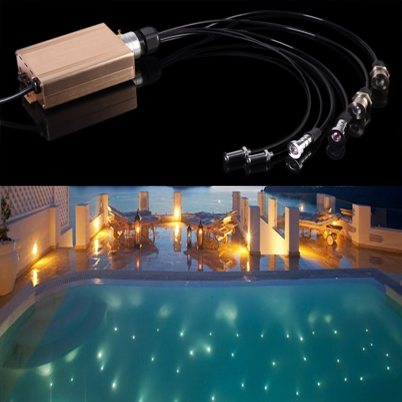 Fiber optic lights star ceiling RGB light swimming pool light DMX512 Remote control custom-made