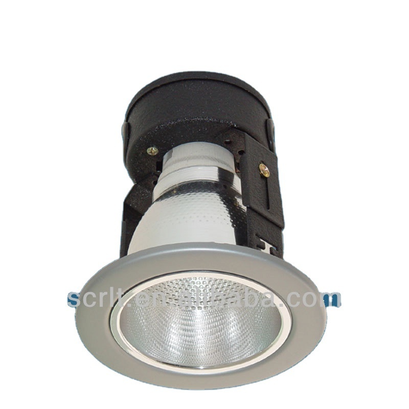 commercial lighting Recessed downlight , E27 led bulbs ,vertical style,white or plating color