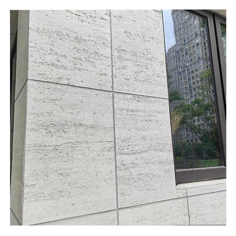 Flexible stone hotel building walls indoor and outdoor waterproofing easy to install wall cladding with MCM ceramic tiles