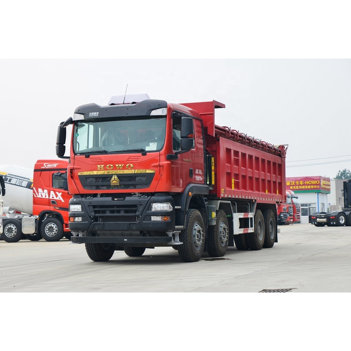 SINOTRUK HOWO TX heavy truck 430 horsepower 6.8m 40 ton mining 12 wheel 8X4 howo dump trucks