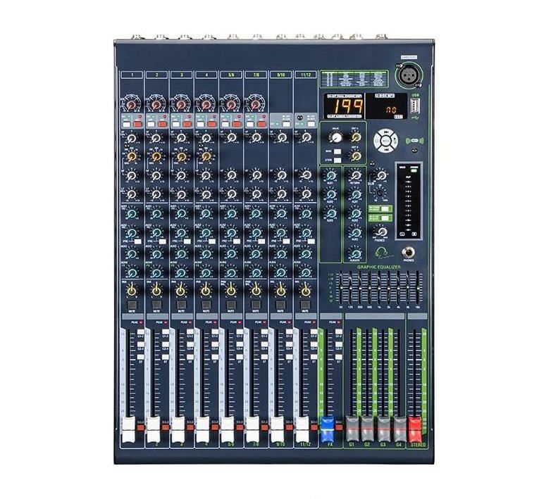 SQ12  Hot Selling Manufacturers Professional 12 Channel Audio Mixer Console Home KTV with Blueteeth