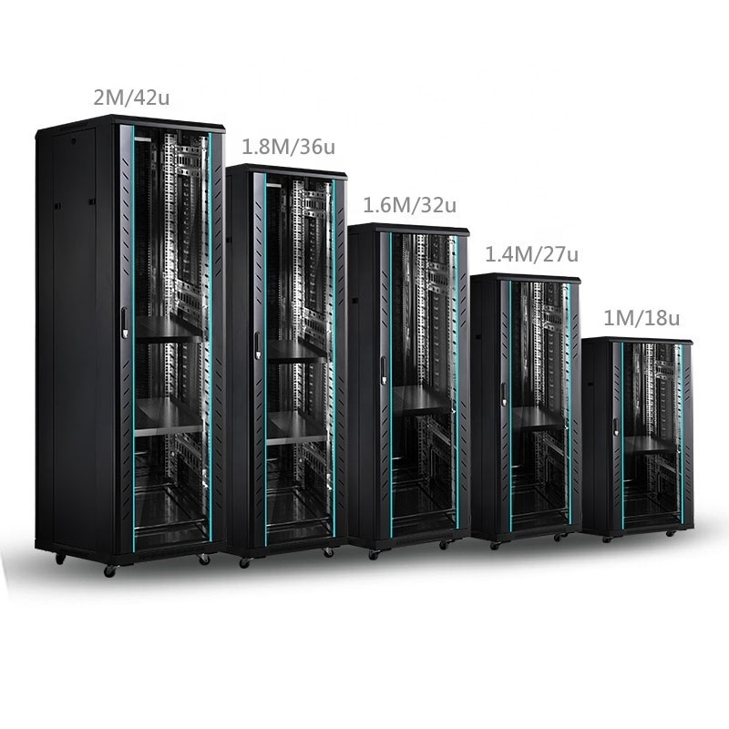 4u 6u 9u 12u wall mounted network rack 15u 18u 24u 32u 37u 42u network server cabinet Floor Standing Network Equipment Rack