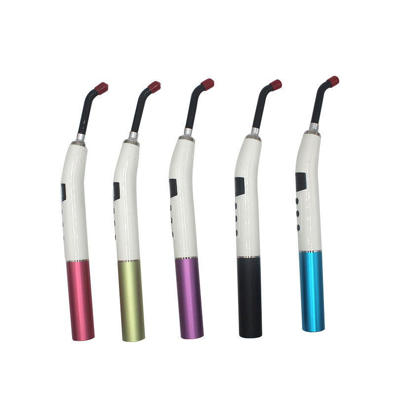 Factory curing lamp Colorful Wireless Dental led curing light with Caries Detection Function