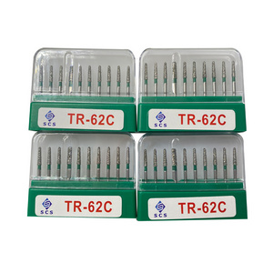 Dental Diamond Burs Teeth Polishing Kit FG Handpiece Burs