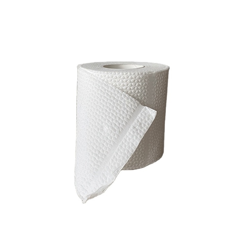 OULU Paper Branded Embossing Bleached Papel Higienico Roll Toilet Paper