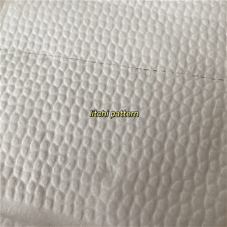 OULU Paper Branded Embossing Bleached Papel Higienico Roll Toilet Paper