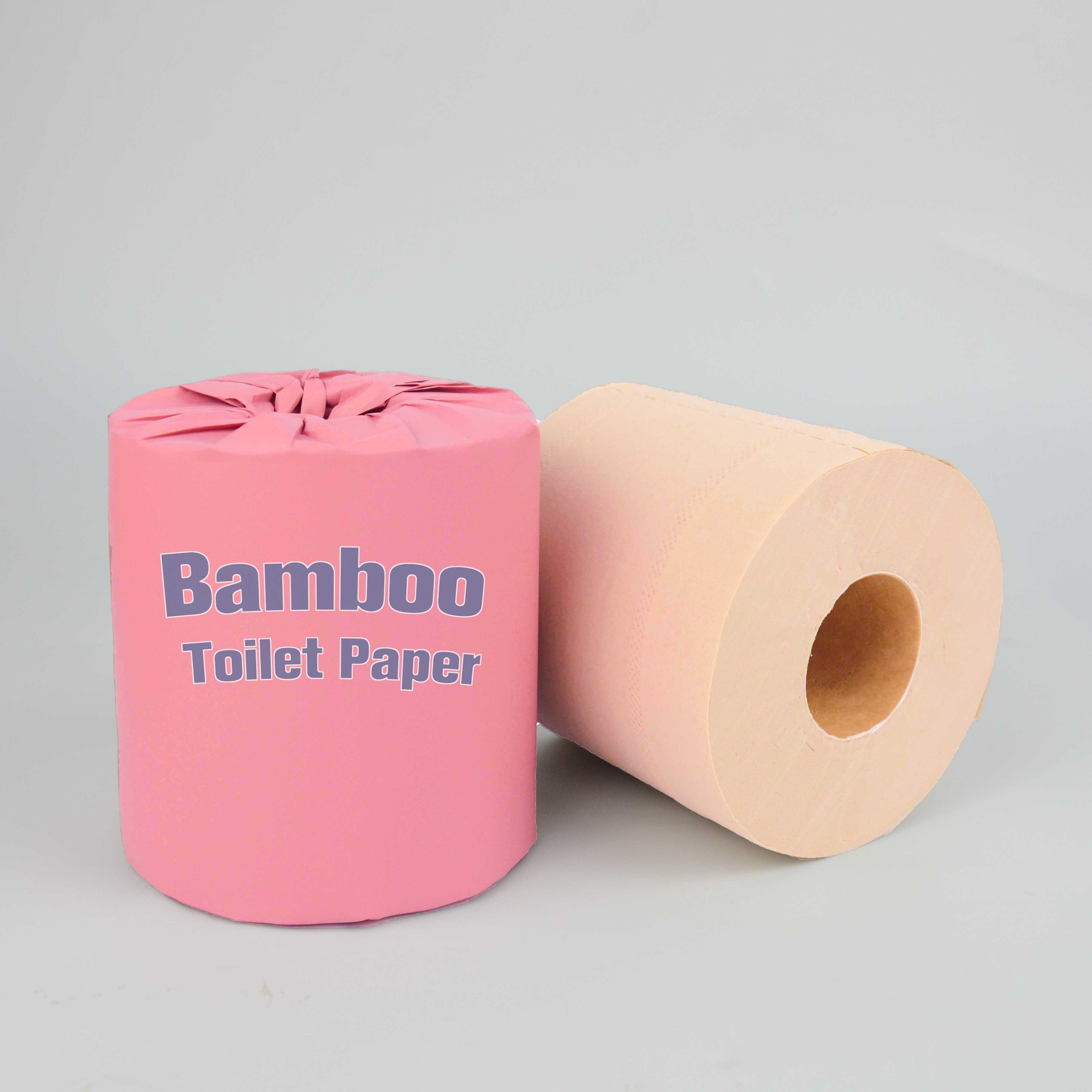 Ultra Soft Bamboo Pulp 2 - 4 Ply Printed Toilet Paper With Eco friendly Paper Wrapped