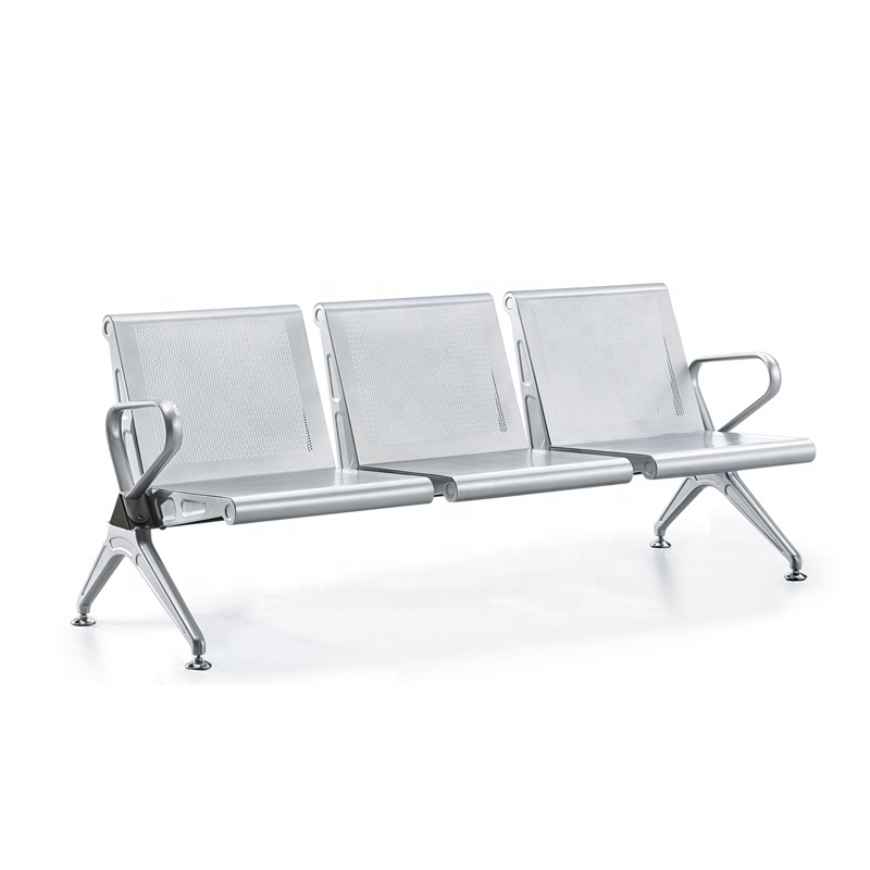 Factory Direct Sale Medical Metal Furniture 3 4 5 Seater Accompany Chair Waiting Chair for hospital airport office building