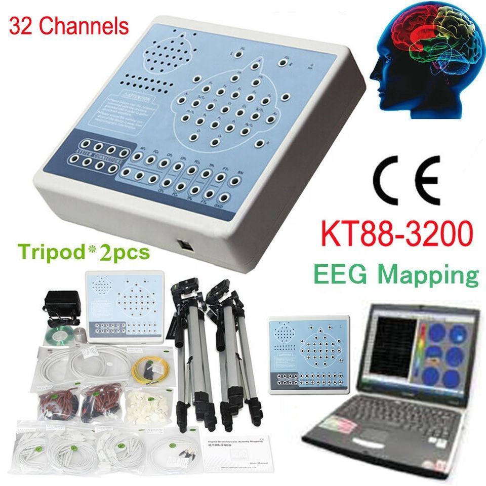 Digital Brain Activity Mapping System Electronic Frequency 32 channel EEG Machine for Clinical Diagnosis