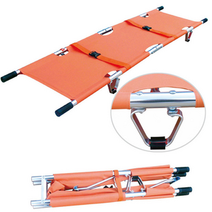 Aluminum Alloy Emergency Folding Medical Equipment thickened First Aid Ambulance Stretcher for sale