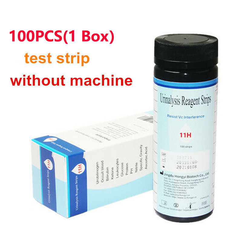 Factory hot sale 11 Parameters Urine Analyzer Test Strip BC401 BC400 100PCS urinalysis reagent strips