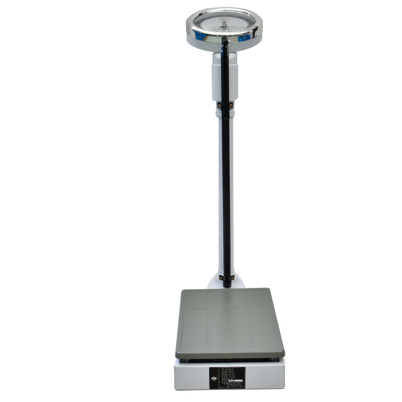 Stainless Steel 160kg Scale Weighs Height and Weight Vertical personnel weighing scale for clinic use