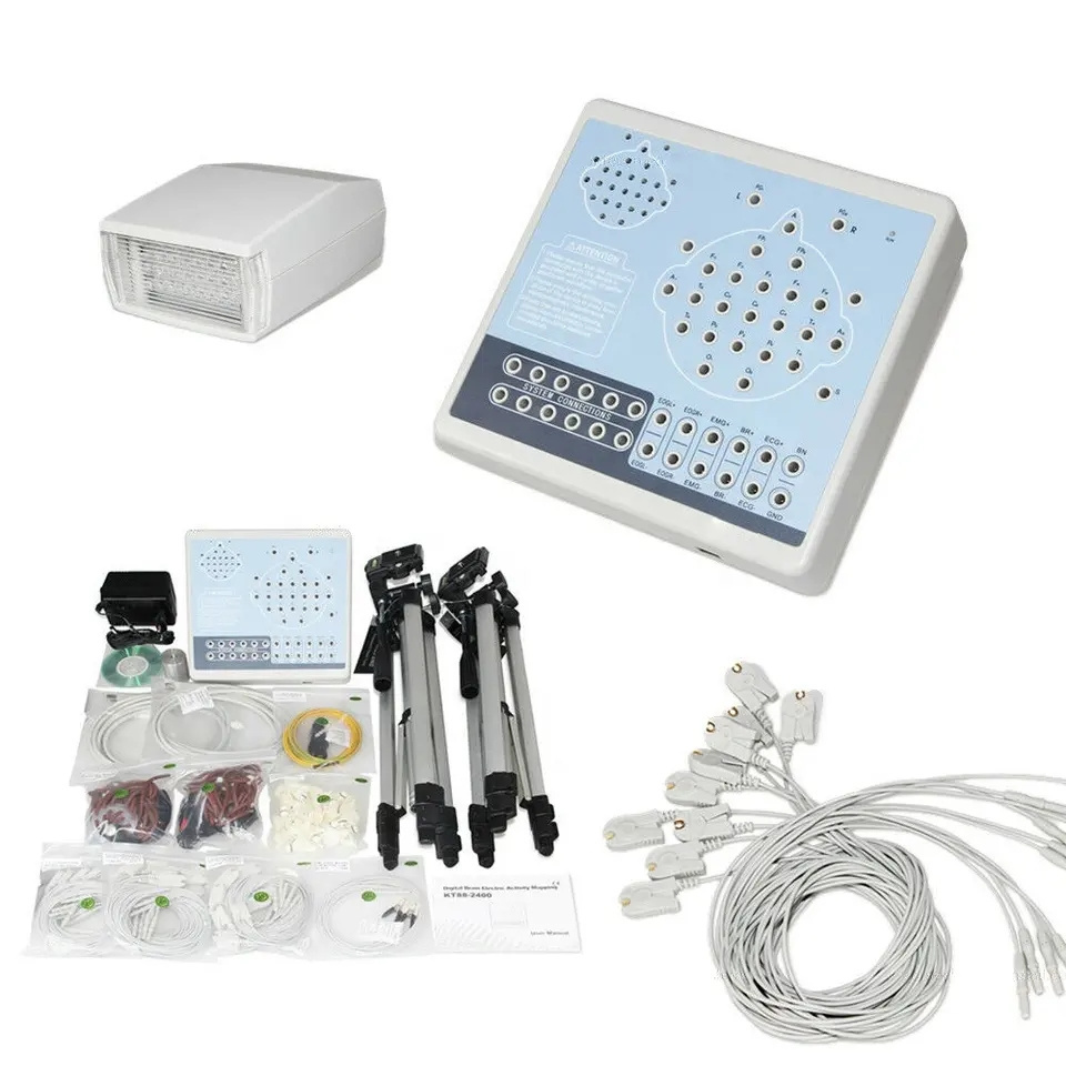 Digital Brain Activity Mapping System Electronic Frequency 24 channel EEG Machine for Clinical Diagnosis