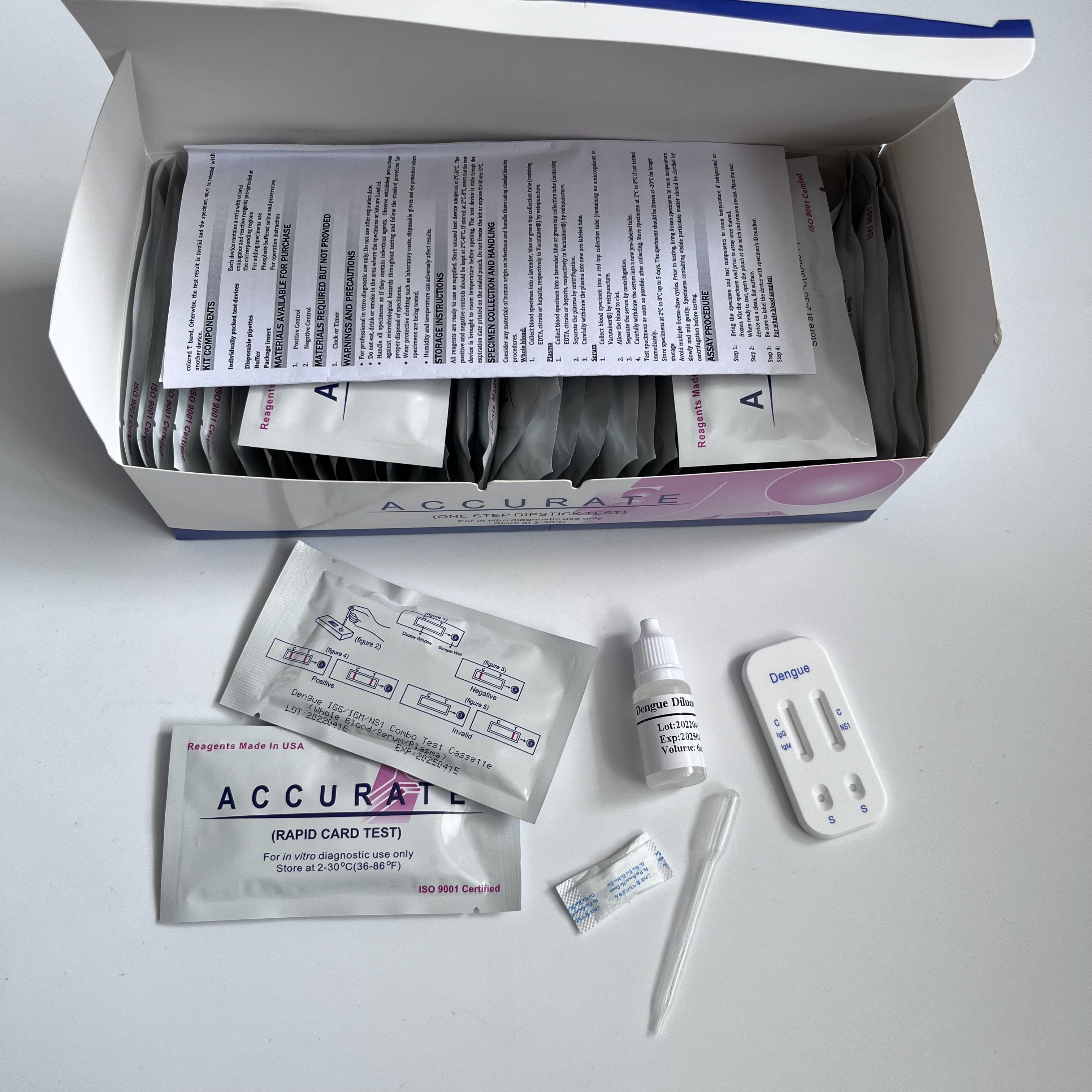 High Accurate H.pylori Antigen Test Cassette One Step Rapid HP Tp HBsAg HCV Dengue NS1 IgG IgM Test Kit For Stool Fecal Test