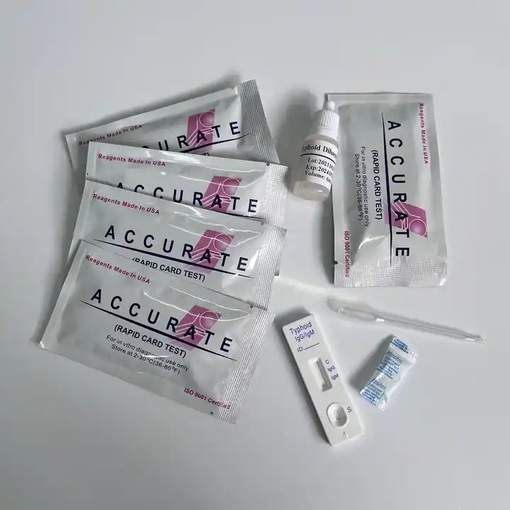 High Accuracy Antibody HBsAG/Syphilis/HIV/Typhoid/Dengue NS1, IgG, IgM Kit Rapid Test Kit One Step Test For Infectious Disease