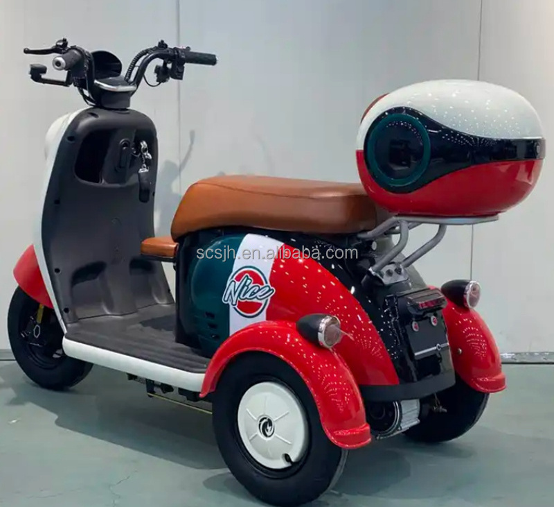 600W 800W 1000W Electric Tricycle for Adults 48V Manned Electric Tricycles with Open Body 3-Wheel Electric Vehicle