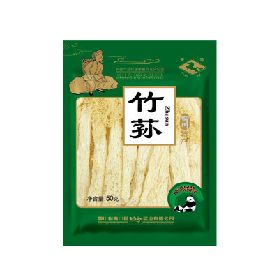 Dried Wild Dictyophora Mushroom Bamboo Fungus 50g packaged