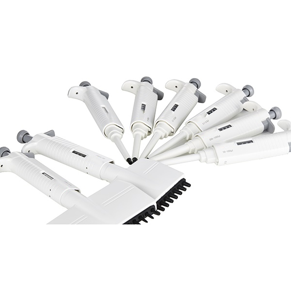 fully autoclavable 12-channel adjustable volume mechanical pipettes  8-channel adjustable pipette