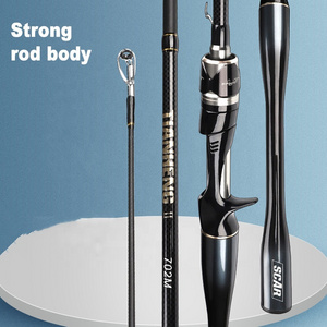 RISING New 1.8m 2.1m 2.4m High Carbon M Power Fast Action 2 Section Blank Japan Bass Fishing Rod