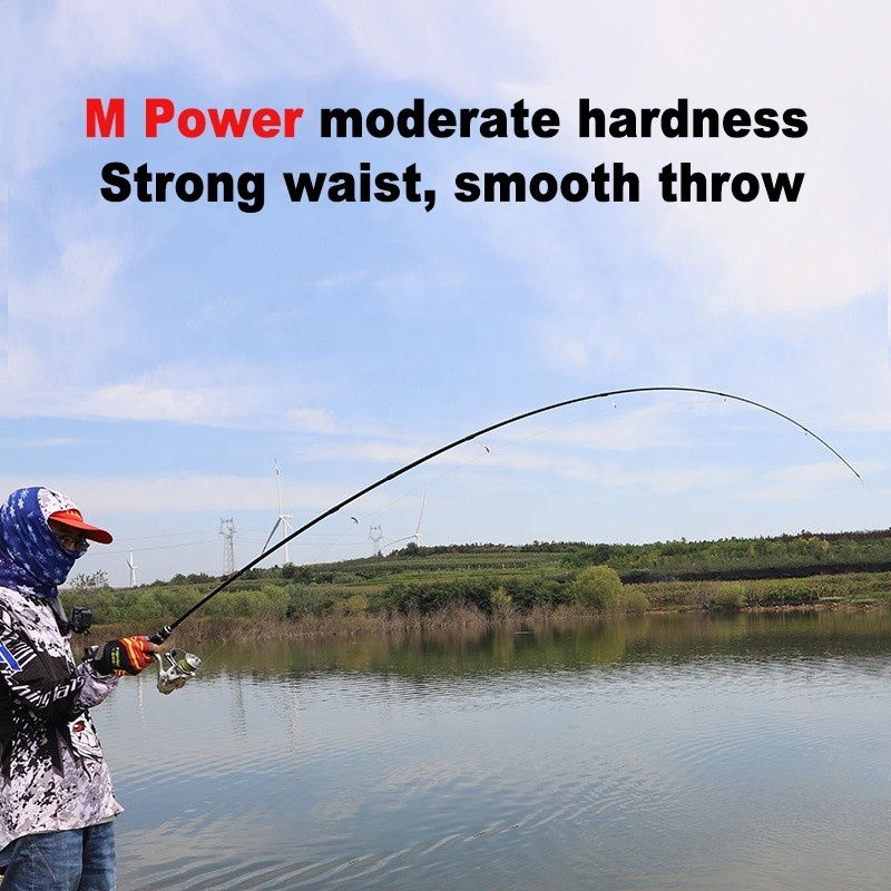 RISING New 1.8m 2.1m 2.4m High Carbon M Power Fast Action 2 Section Blank Japan Bass Fishing Rod