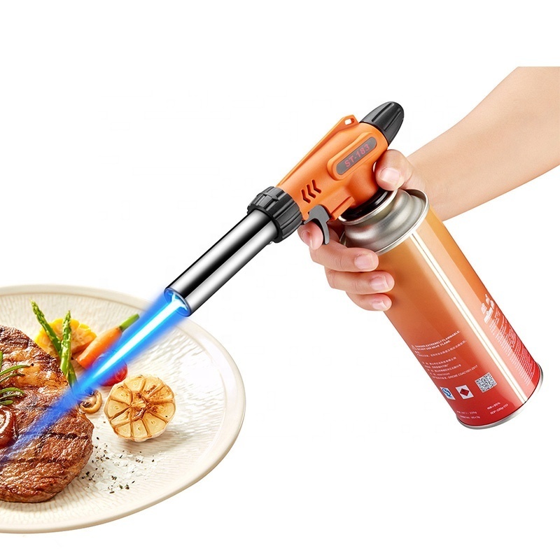 RISING High Temperature Resistant BBQ Grill Cigar Fireworks ABS Steel Pipe Multi Functional Flamethrower Igniter Lighter