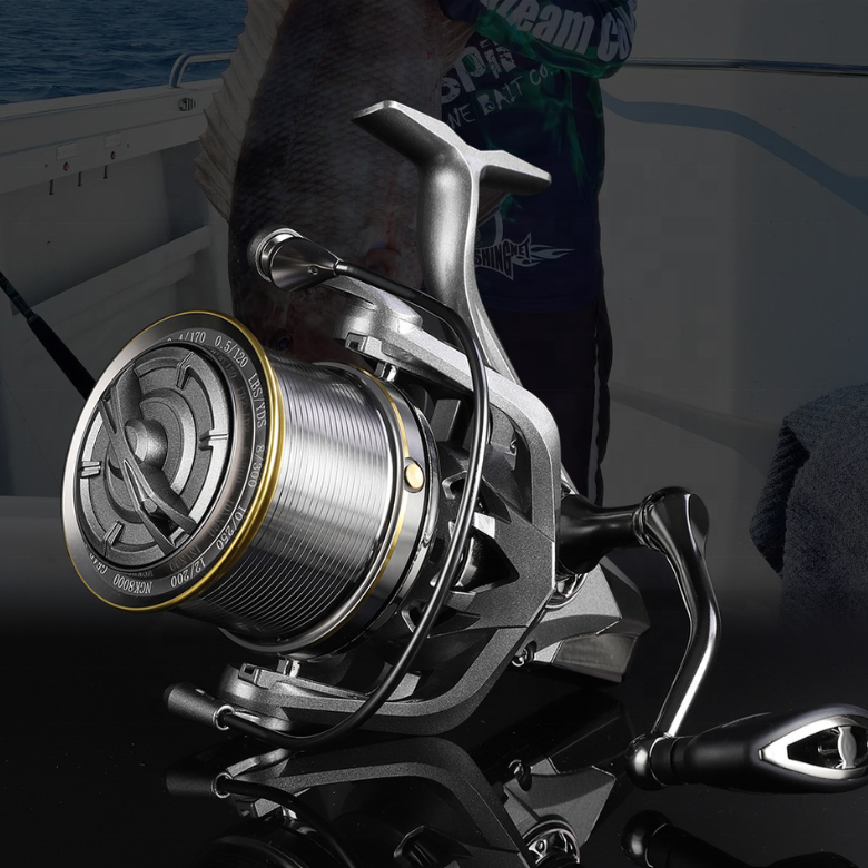 RISING Baitcasting Surf 17+1BB Jigging 25KG Max Drag 8000 10000 12000 14000 Sea Ocean Boat Big Game Spinning Fishing Reel