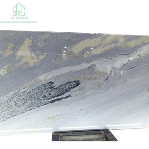 SC STONE Customized Polished Marble Slab For Wall Brazil Blue  Natural Stone Blue Dream Marble Slab