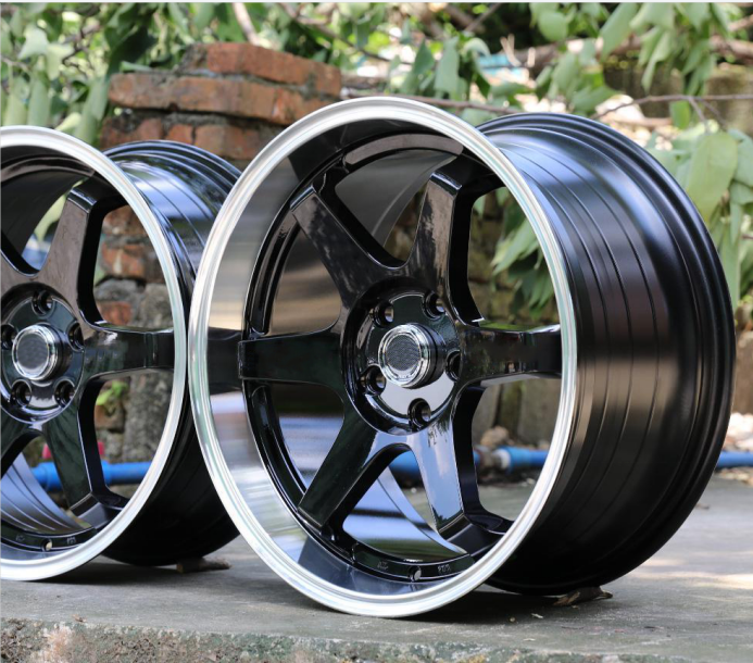 17/18/19 Inch Chrome Star Sport Passenger Car Wheels 5 Holes Auto Casting Custom Deep Dish Aluminum Alloy Rim