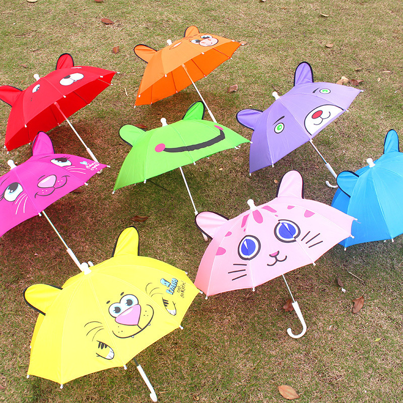 RTS 3D kids cute umbrella animal pattern kids umbrella parasol for children