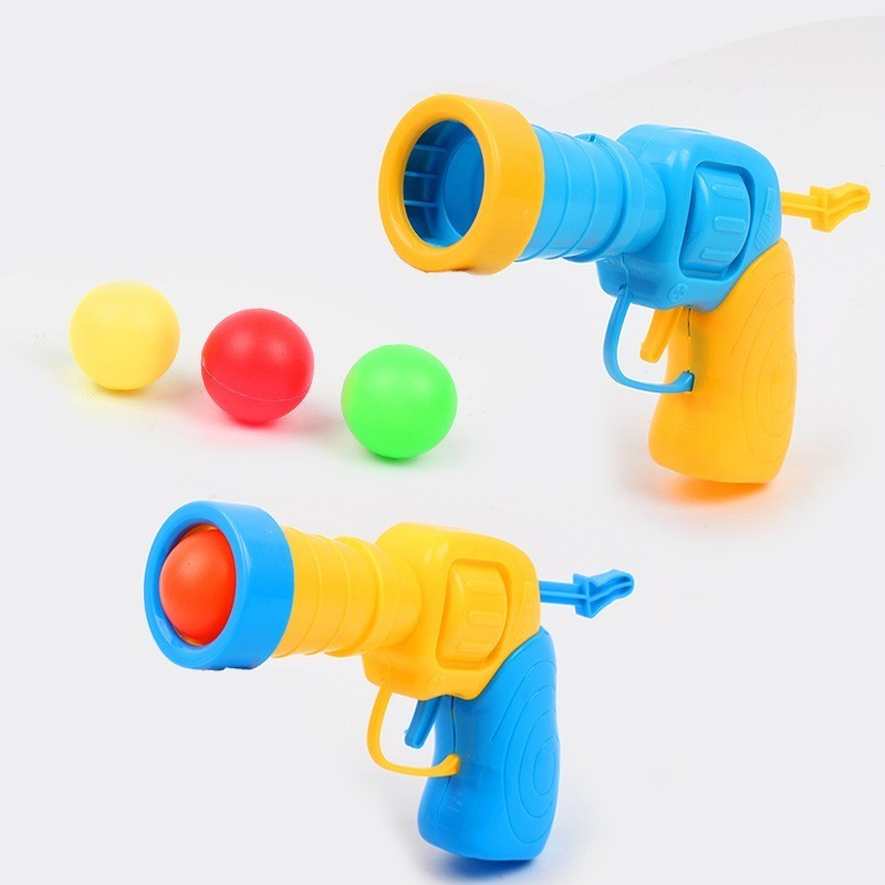 Shooting Game Soft Ball Bullet Launcher Toy Flying Foam Aircraft Catapult Plane Gun