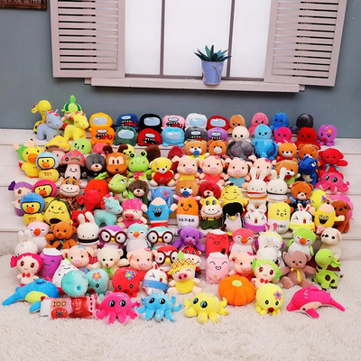 RTS Factory  Crane Machine Mini Plush Toy Vending Machine Doll claw Machine Plush stuffed Animal Toys With Keychains