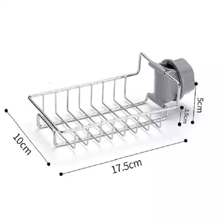 High Quality Stainless Steel Kitchen Sink Drain Basket Faucet Storage Rack Sponge Rack Wholesale