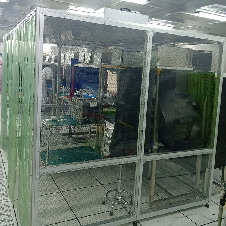 CE Standard Cleanroom PVC Soft Wall Portable Clean Booth