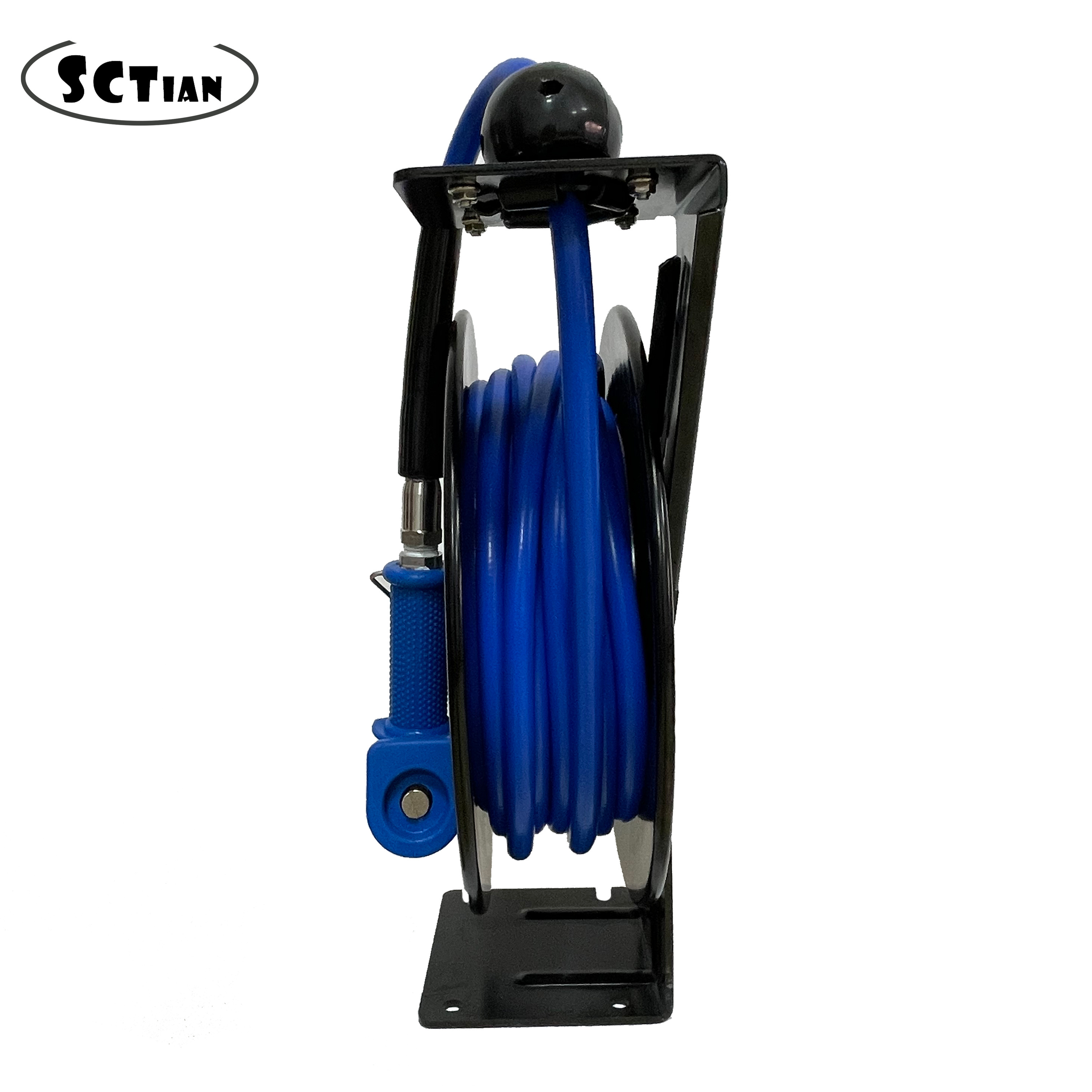 High Pressure Washer Stainless Steel Hose reel Retractable Metal Car Wash Garden  Wall Mounted Hose Reel