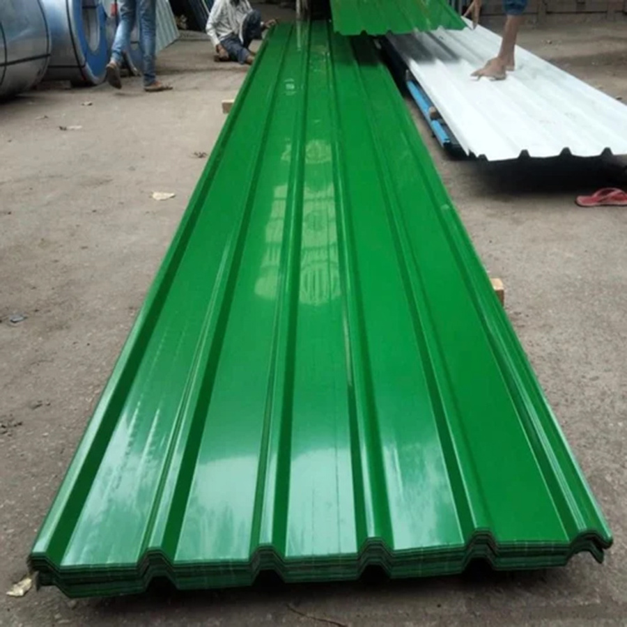 12 Foot 10mm 10 Ft. Galvanized Steel Corrugated Roof Panel Board Sheet Metal