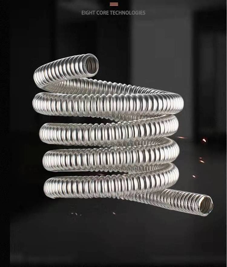 Flexible Pipe Hose Stainless Steel 304 304L 316 316L High Pressure Corrugated Metal Decoration 6mm Round ASTM ERW Welded Pipe BA