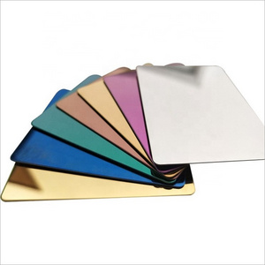 PVD Mirror Color Coating Finish stainless steel  4*8FT 4*10FT Grade 201 304 316 410 430 Stainless Steel Sheets