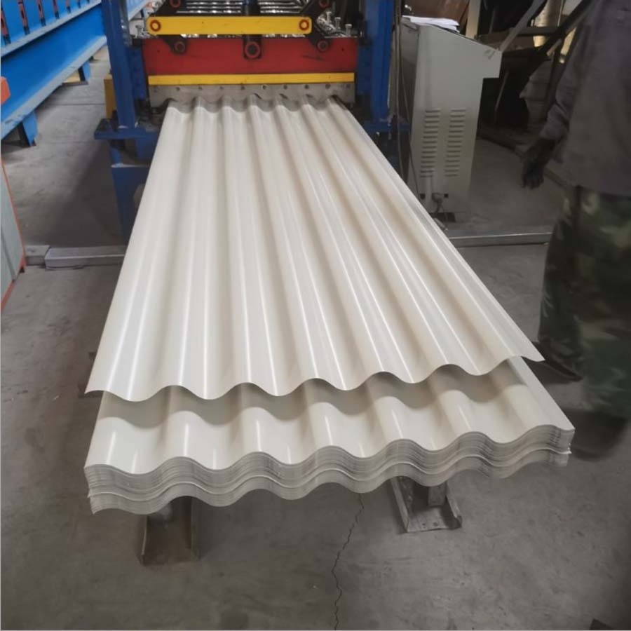 20 Gauge 20 Ft 2.4 White Corrugated Metal Steel Roofing Iron Sheet Price