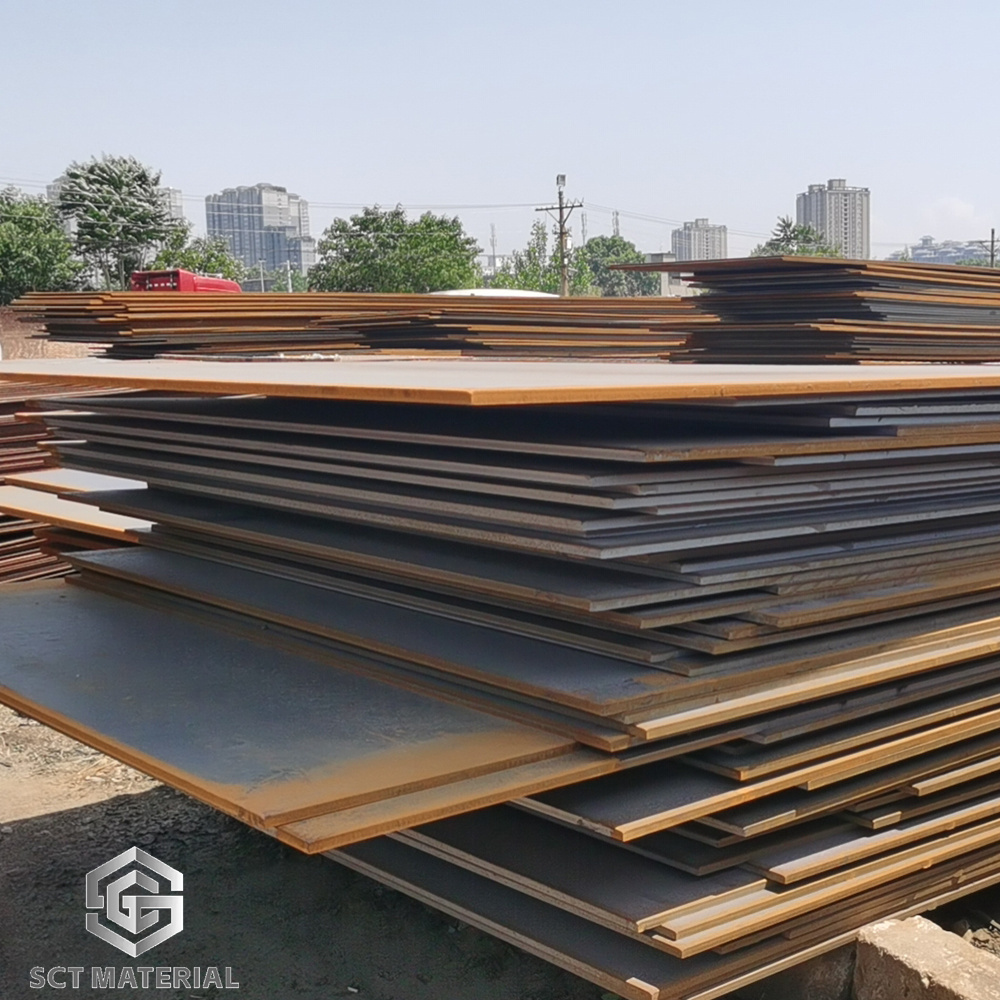 Ss400 Hot Rolled Wear Sae 1015 Carbon Hi  Steel End Plate 40 Mn13 For Spun Pile