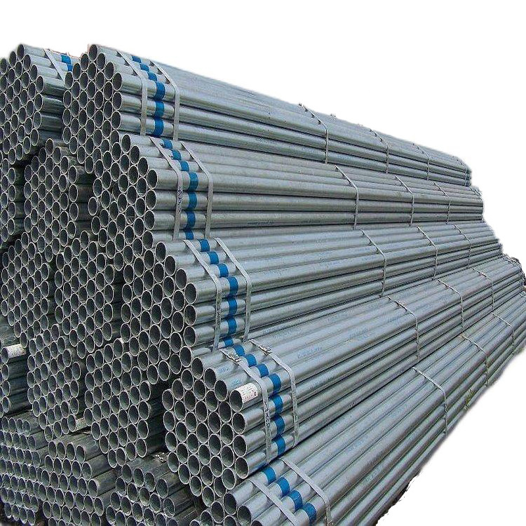 ERW Black Iron Pipe Round Welded Galvanized Steel Pipes