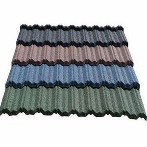 Ghana Classic Types Aluminum Zinc Galvanized of Roof Sheets Covering Materials Stone Coated Steel Roofing Tile