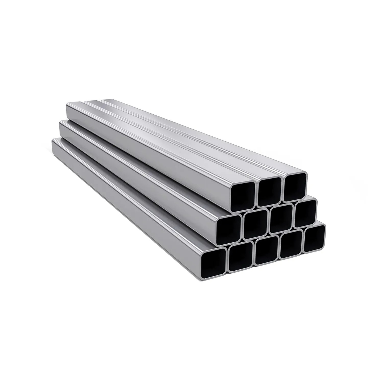 China Supplier Customized Diameter 6061 7075 T6 Aluminum 8X8 Square Tube Aluminium Alloy Extrusion Rectangular Pipe