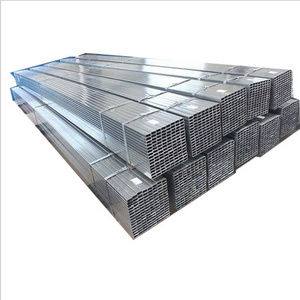 Iron Square Pipe Tube / Black Iron Galvanized Square Pipe Zinc Steel Rectangular Gi Metal Galvanized Square Tube 30g 40g 50g 60g